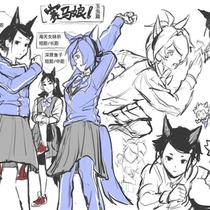 女子田径部的赛