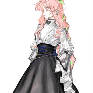 面无表情的上前