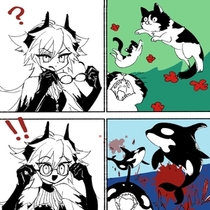 【二章】冬神的宠物是奶牛猫？